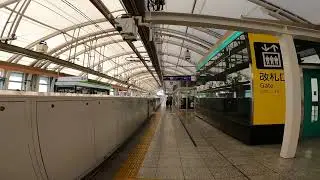 Nippori Station Relaxing Walk | Sky Liner Platform | Japan 4K ASMR | Tokyo Silent Explorer