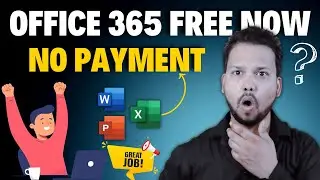 Hack😎MS Office का Latest Version फ्री में Use करो | Microsoft Office 365 For Free