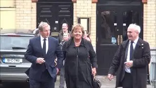 Former Taoiseach Enda Kenny arrives at the Funeral of Liam Cosgrave