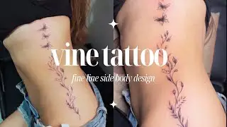 Ink Unlock: Side Body Fine Line Vine Tattoo Ideas for Your Next Ink