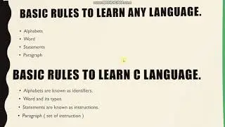 What is Identifier and Specifier | Rules To Learn C Language |  C | C Language | C Tutorial | BookEx