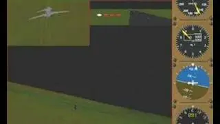 Boeing 727 aircraft accident animation, Tallahassee 2002