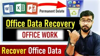 How to Recover Unsaved Execl/Word/PowerPoint Files in 2024 | Free Data Recovery