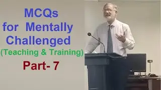MCQs for Mentally Challenged Field - Part - 7
