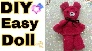 DIY Homemade Doll | with kerchief | How to make a doll | CRAFT TAG