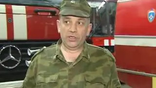 Пожарный на    рассказывает на   ;смешно