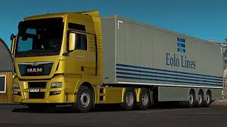 Euro Truck Simulator 2 - MAN TGX Euro 6 - Naples To Roma Part 1