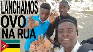 Juma Ibraimo and Mano Jacinto LOVED THIS STREET SNACK (EGG) @jumaibraimo @mocambicanooriginal