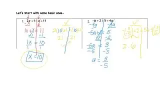 Lesson 17 Variables on Both Sides