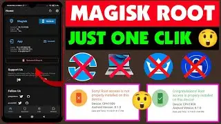 Magisk Root Just 1 Clik App 😲 2024 || Without Computer Kingroot Iroot Twrp || Mtkeasysu Github ||