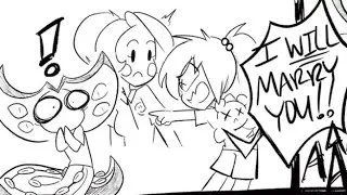 [Hazbin Hotel Comic Dub] I WILL MARRY YOU!! (CherriSnake Ship)