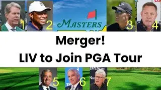 Merger! LIV Golf to Join With PGA Tour.