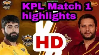 KPL MATCH 1 HIGHLIGHTS 2022 Rawalakot Hawks Vs Jammu Janbaz kashmir primer league t20 match