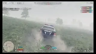 H1Z1: Battle Royale Ps4.  Stealing Cop car!