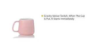 COOLBABY ARTC Lucky Portable Coffee Cup Warmer Heater Set, Pink