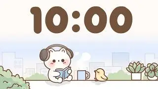 10 minute Timer 🎵 | Focus study timer for classroom