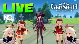 Voltei à Teyvat | GENSHIN IMPACT (LIVE) | NightzelGames