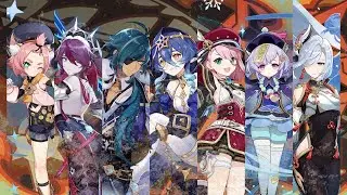 Mavuika with most Cryo characters