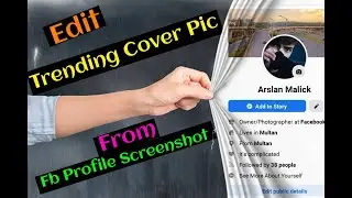 How to edit facebook trending cover pic from fb profile screenshot.