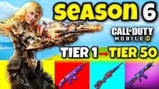 *NEW* SEASON 6 BATTLE PASS MAXED OUT in COD MOBILE 🤯