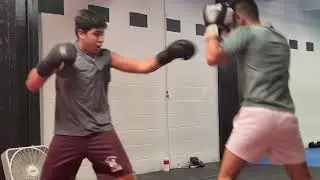 Kickboxing and Takedowns Drills with The Sparring Team