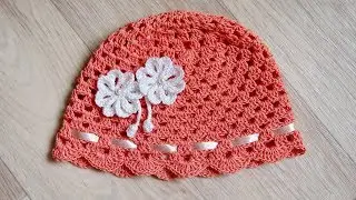 Panama crochet hat for beginners 