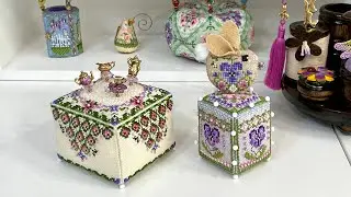 232 Три готовые вышивки от Just Nan, как собрать кубик.