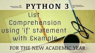 If Statement in List Comprehension with example