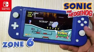 SONIC ORIGINS | Sonic The Hedgehog - Zone 6 - Scrap Brain Zone (Nintendo Switch Lite)