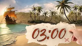 3-Minute Pirate Timer 🏴‍☠️⏳