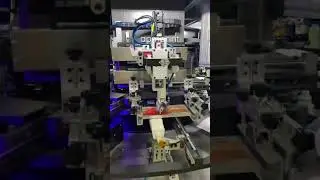 CNC106 four color all servo screen printer for square bottles 