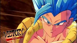 Dragon Ball FighterZ, Gogeta ssj blue contra Gogeta ssj4