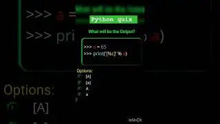 quiz for a python developer 
