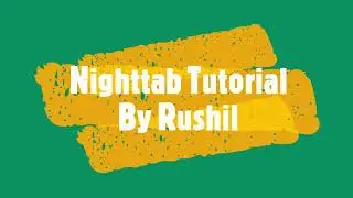 Get CUSTOM Homepages With NightTab!