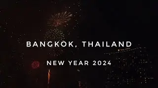 [4K] New Year's Eve 2024 | Bangkok, Thailand | DJI Osmo Pocket