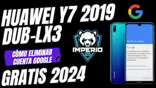 ✅ Y7 2019 FRP | Eliminar cuenta Google Huawei Y7 2019 dub-lx3 MÉTODO FINAL | Desbloquear Y7 2019