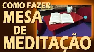 Como fazer mesa de MDF para meditação. Decore o seu cantinho Zen.