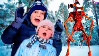 СИРЕНОГОЛОВЫЕ вернулись в лес в нашу реальность | Siren Head in real life