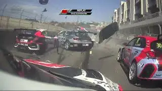 Araba Yarışı Kazaları - Vila Real Portekiz sokakları