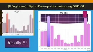 [R Beginners] :GGplot charts in Powerpoint. Use  Power Point Themes in your GGPLOT charts.