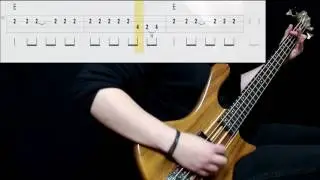 Rancid - Fall Back Down (Bass Cover) (Play Along Tabs In Video)