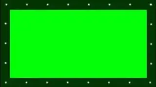 stud frame with lights green screen effect