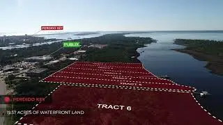 Drone video with wide site tracked and adding graphics for Real Estate Video Project