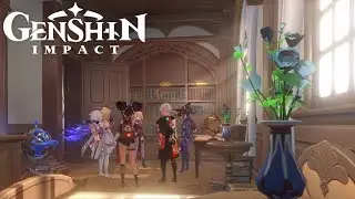 Inside Mona's house (ENG Dub) | The Ancient Azure Stars | Genshin Impact 2.8