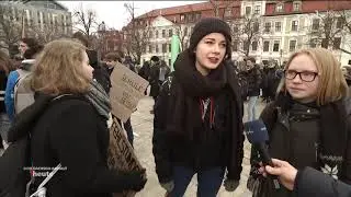 Magdeburg: Schüler demonstrieren für Klimaschutz