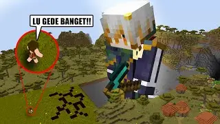 Menamatkan Minecraft Tapi Badan Gua 10x Lebih BESAR!