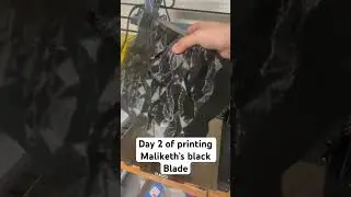 Day 2 of Maliketh’s Black Blade from Elden Ring! #props #cosplay #3dprinting #eldenring #gaming