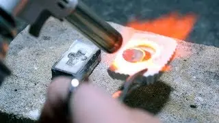 16th century cross. The first experience of silver casting.