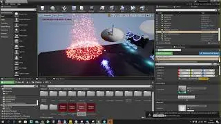 Ue4 short tutorials. Niagara. Частицы избегают/огибают меш без коллизии.