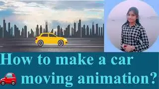 How to make a Car 🚘 Moving Animation ? By using Html & CSS.  | Radhika Jethlia|